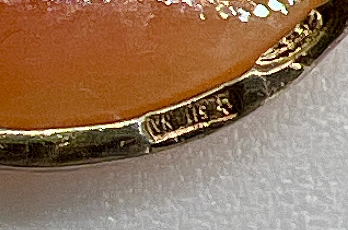 Biedermeier Gemme Brosche und Anhänger 18K Gold 