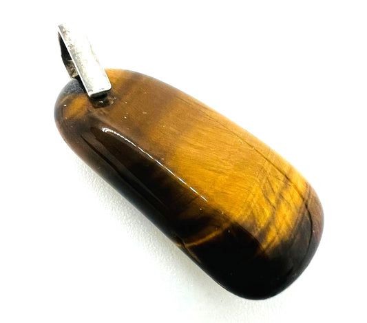 Art Déco Tigerauge-Anhänger