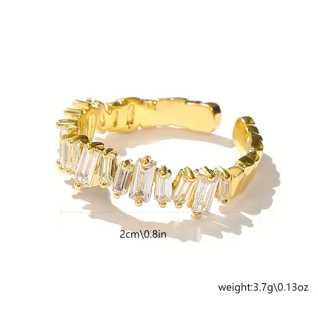 Baguette Cristal Ring 