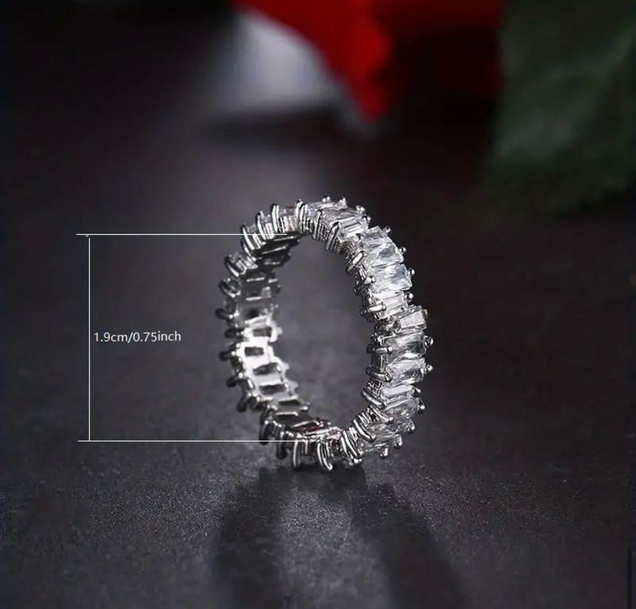 Baguette Cristal Ring