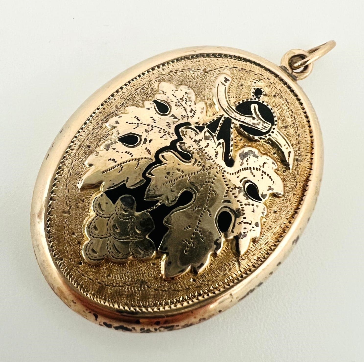 Biedermeier Foto-Amulett Anhänger 