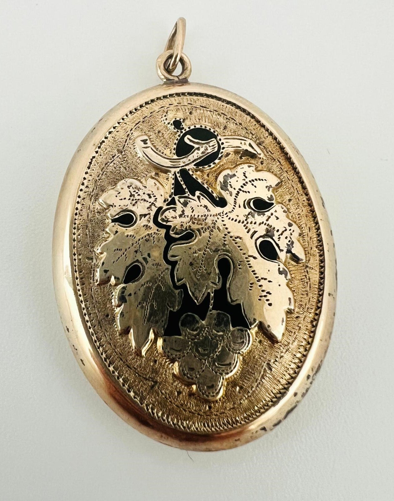 Biedermeier Foto-Amulett Anhänger 