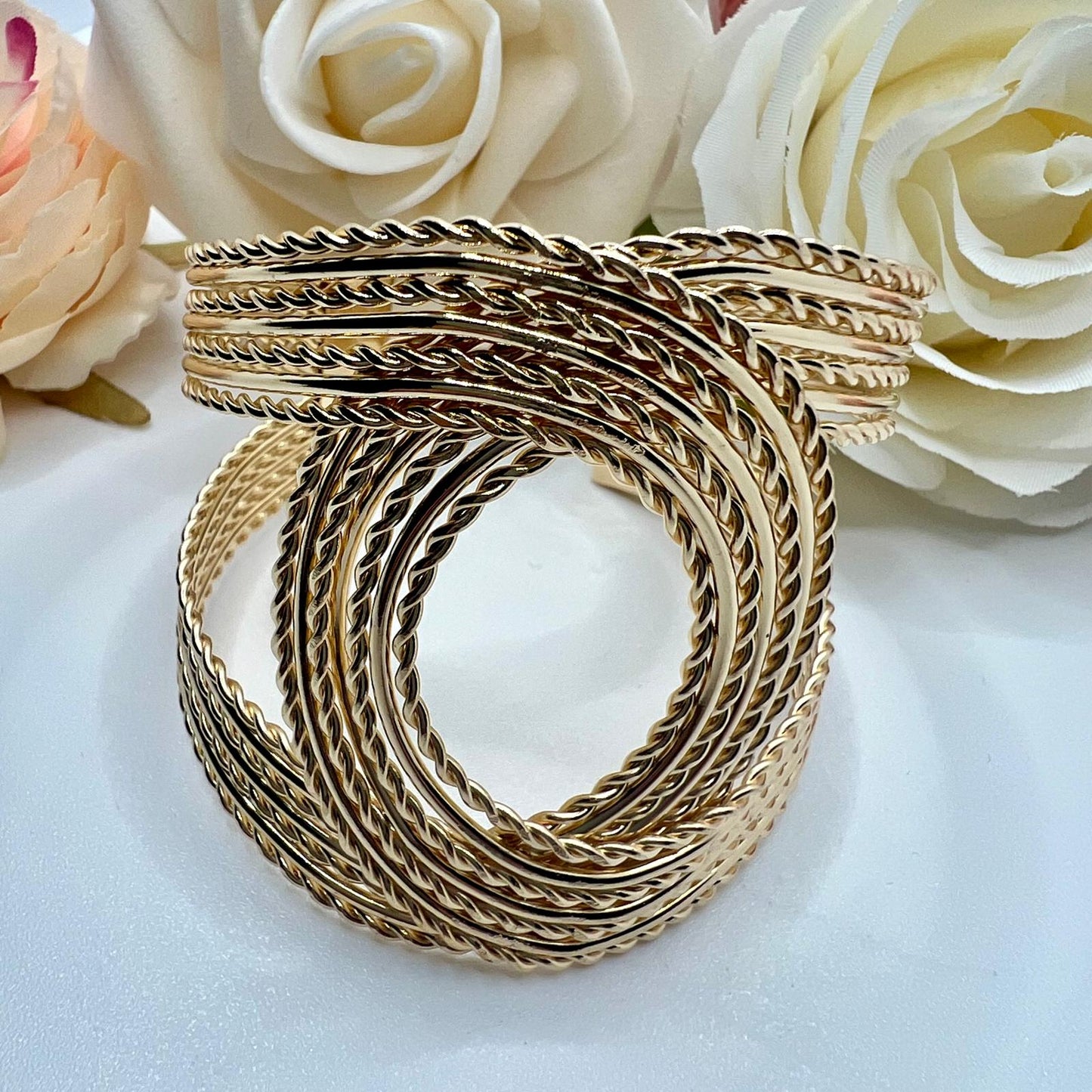 Boho Fligran Armband 14 Karat vergoldet