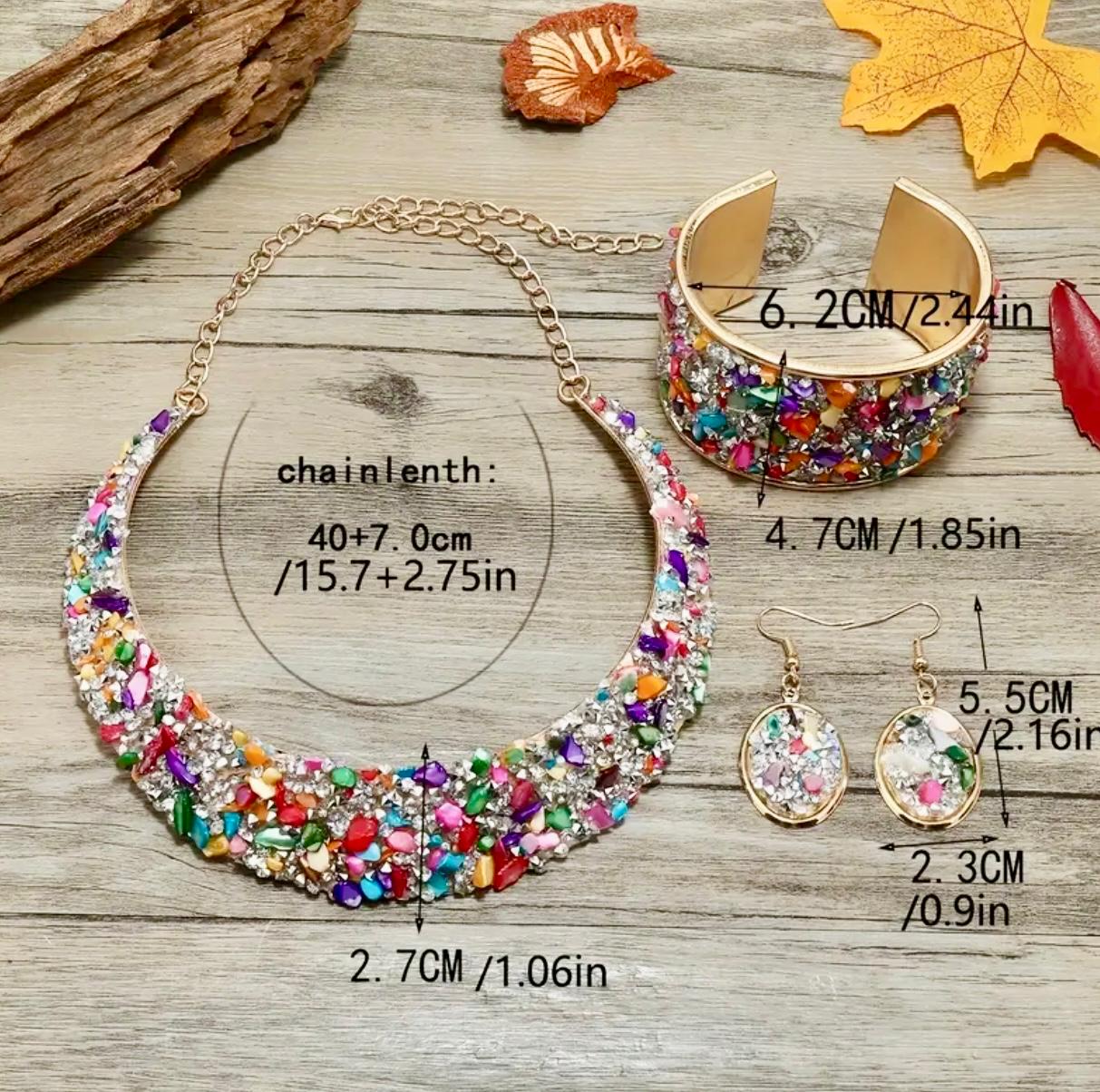 Boho Statement Schmuck Set 