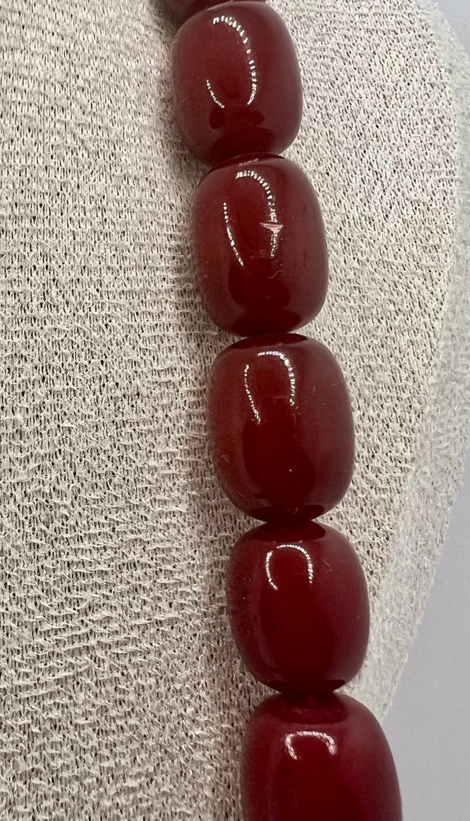 Antike Cherry Amber Bakelit Kette