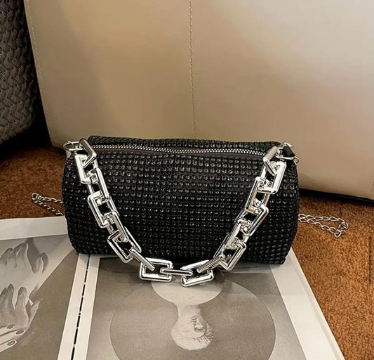 Strass verzierte Cocktail Tasche