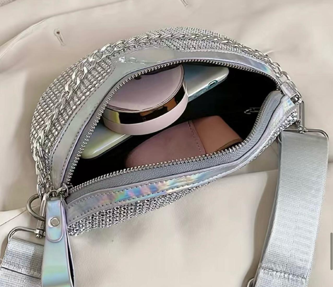 Crossbody Bag Silber