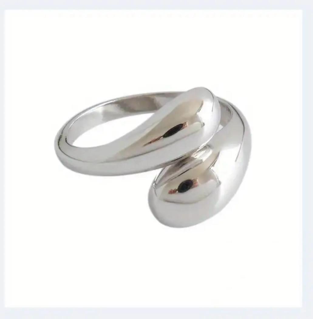 Wickel Ring Silber