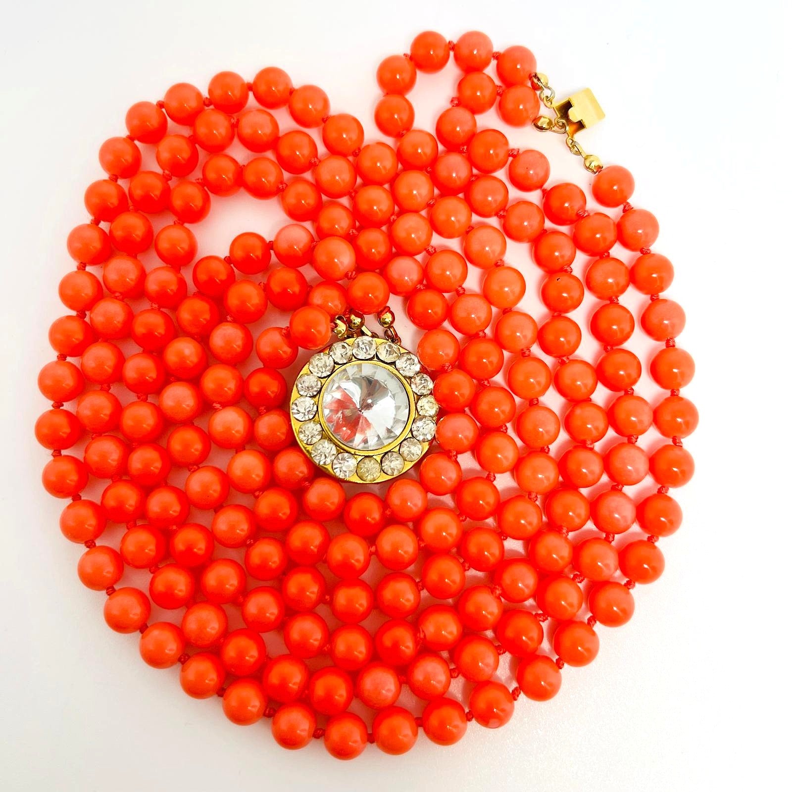 Elegante Vintage-Glaskette