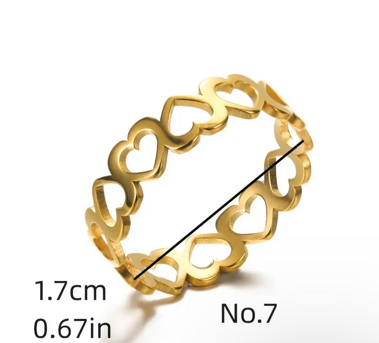 Herz Ring Gold