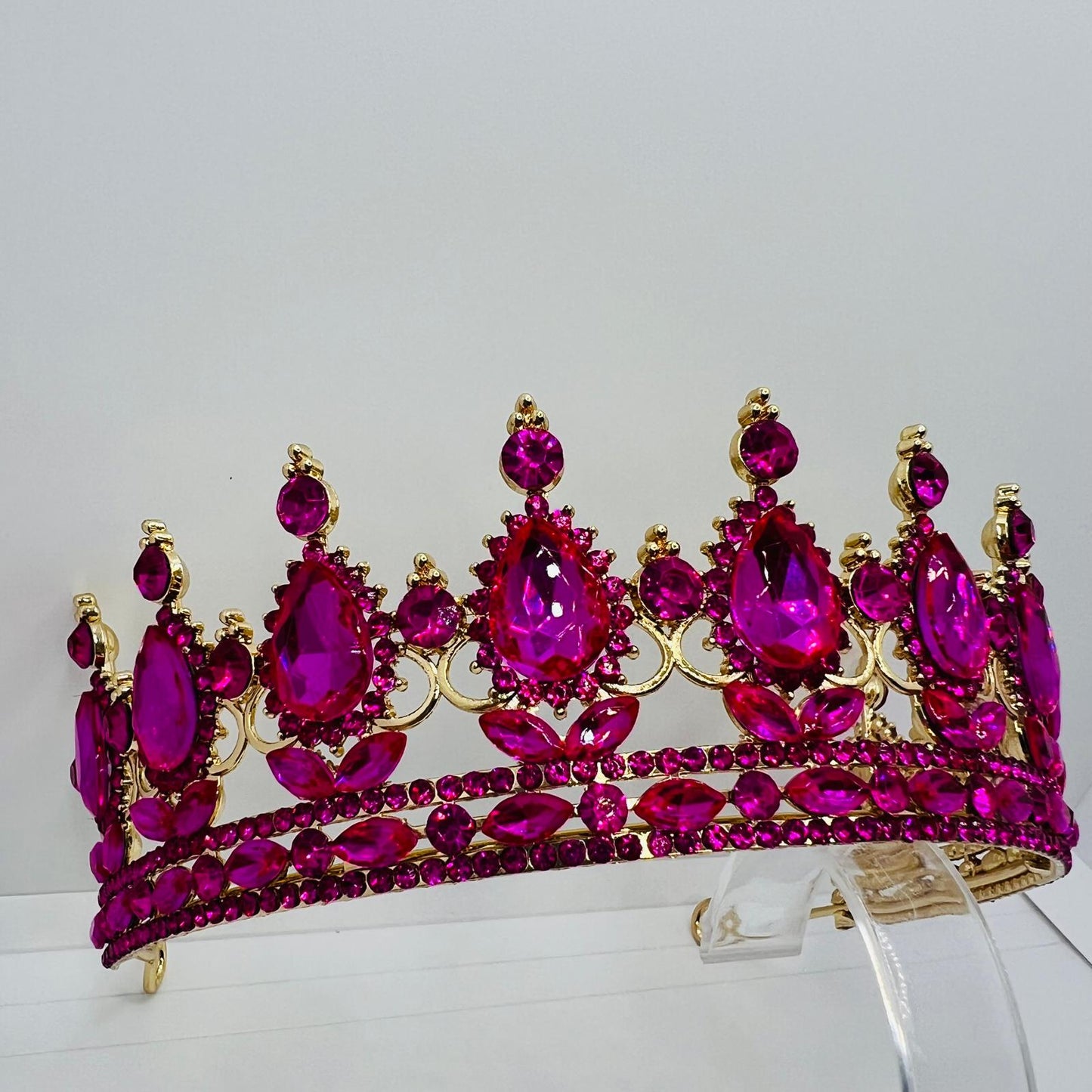 Luxus Diadem Tiara Gold