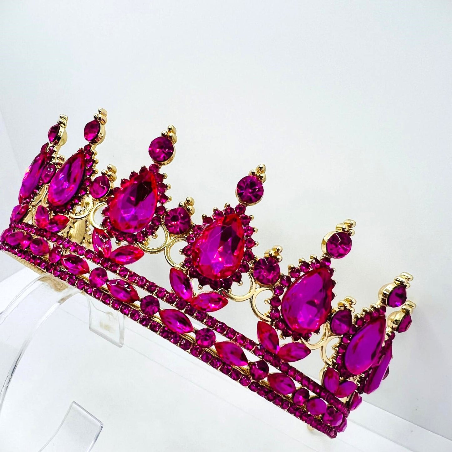 Luxus Diadem Tiara Gold