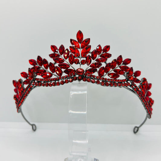 Luxus Tiara Rot