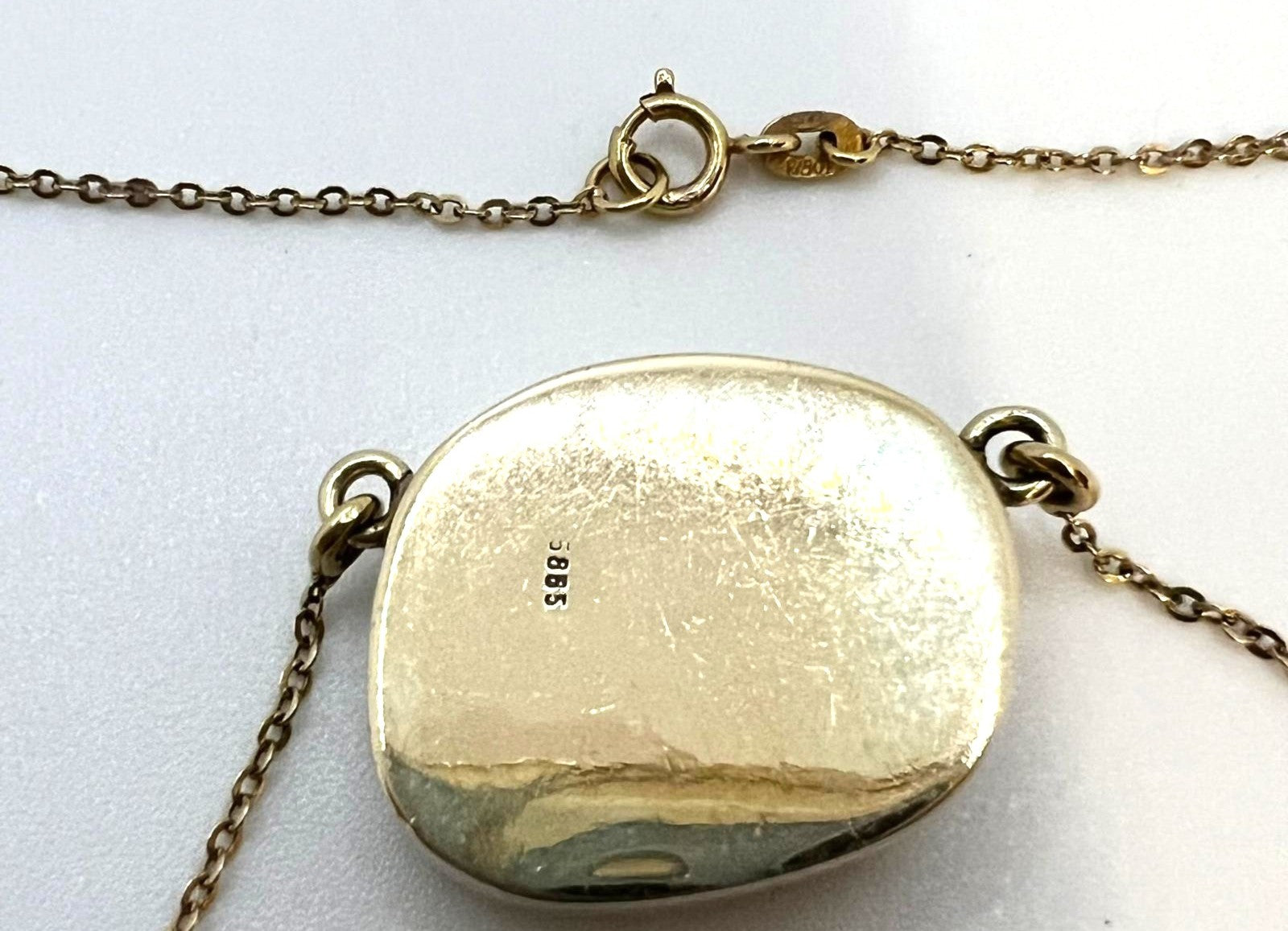 Opal Kette 585 750 Gold