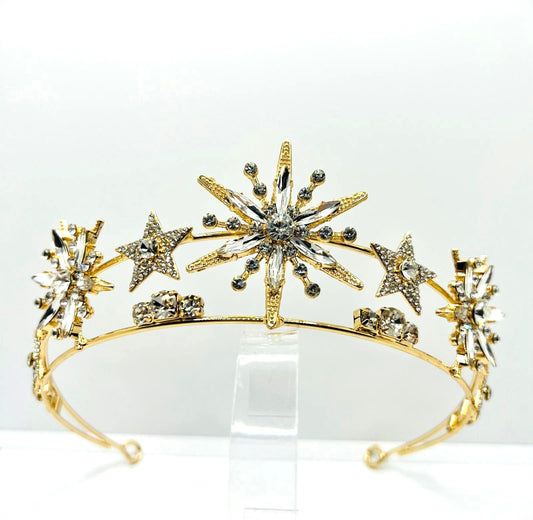 Sternen Tiara mit Strass 