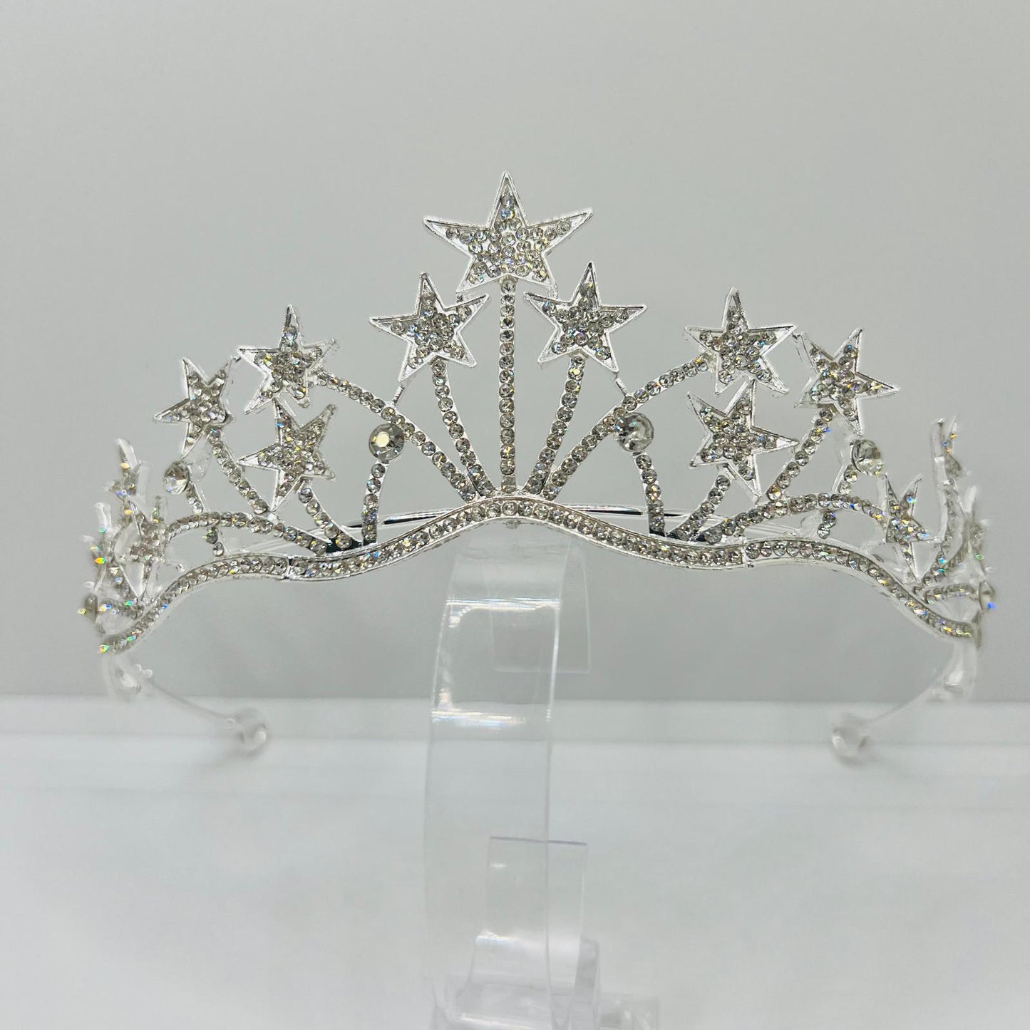 Sternen Tiara mit Strasssteinen 