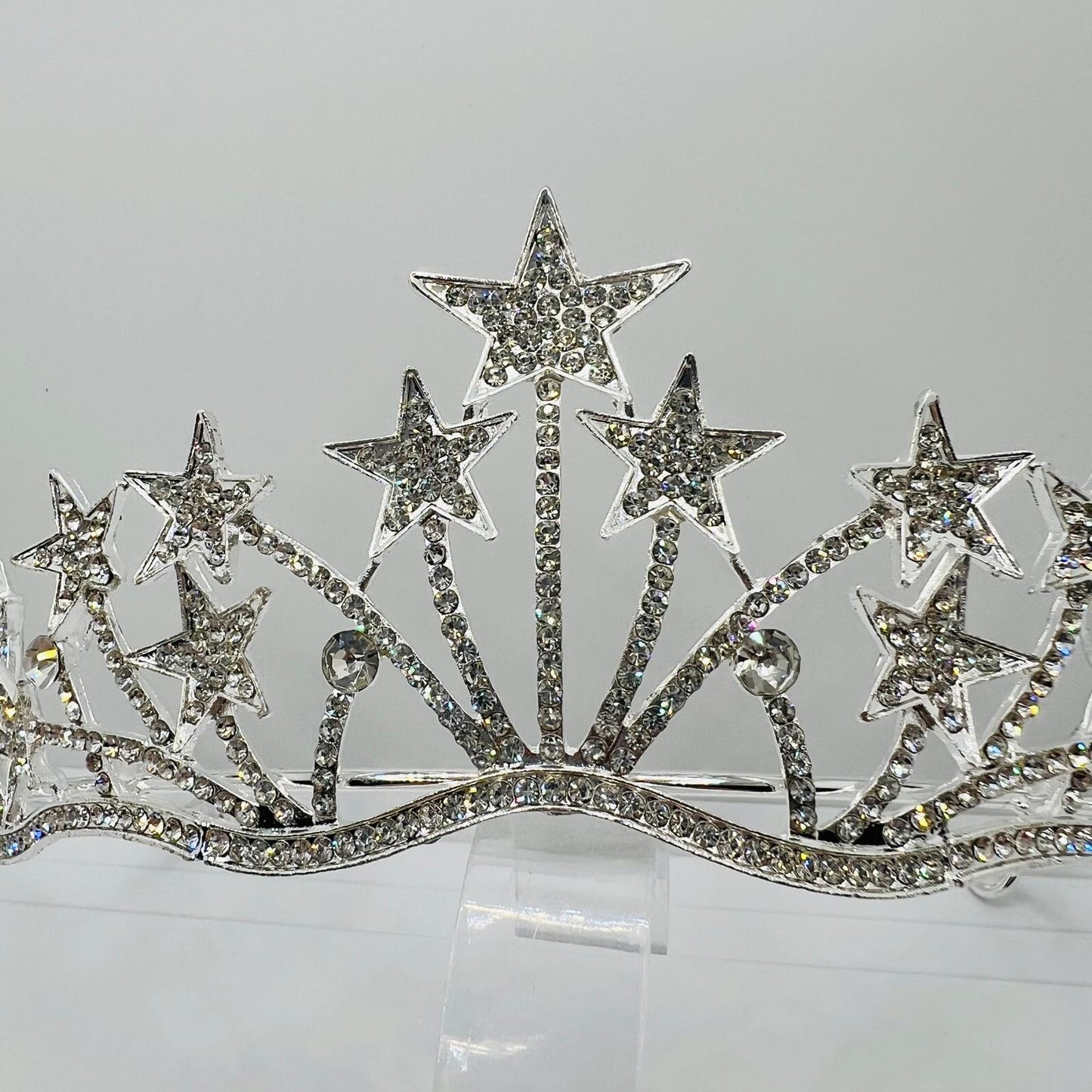 Sternen Tiara mit Strasssteinen 