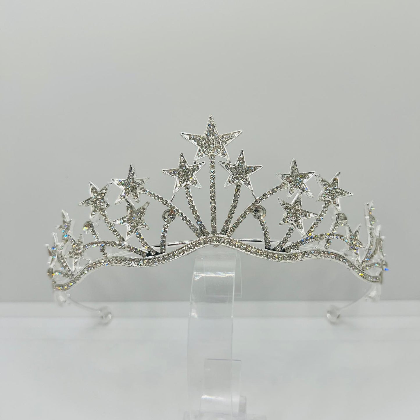 Sternen Tiara mit Strasssteinen 