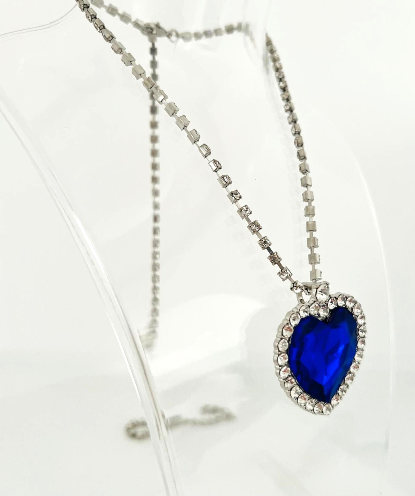 Titanic Medaillon Amulett Blauer Anhänger
