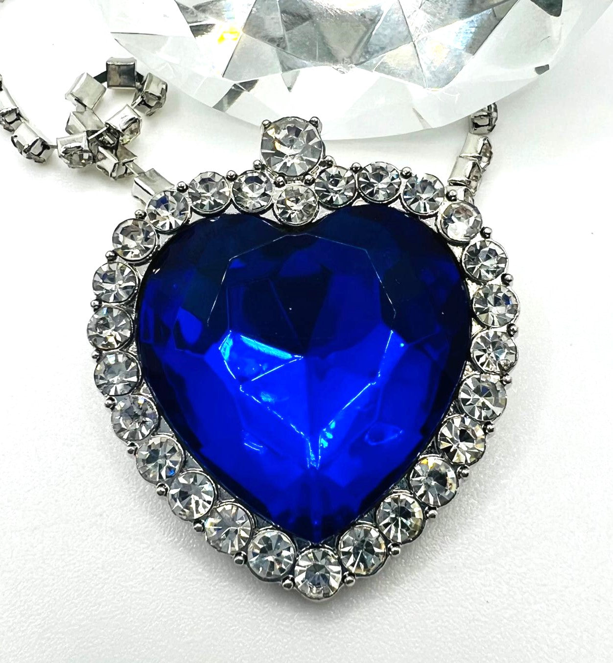 Titanic Medaillon Amulett Blauer Anhänger