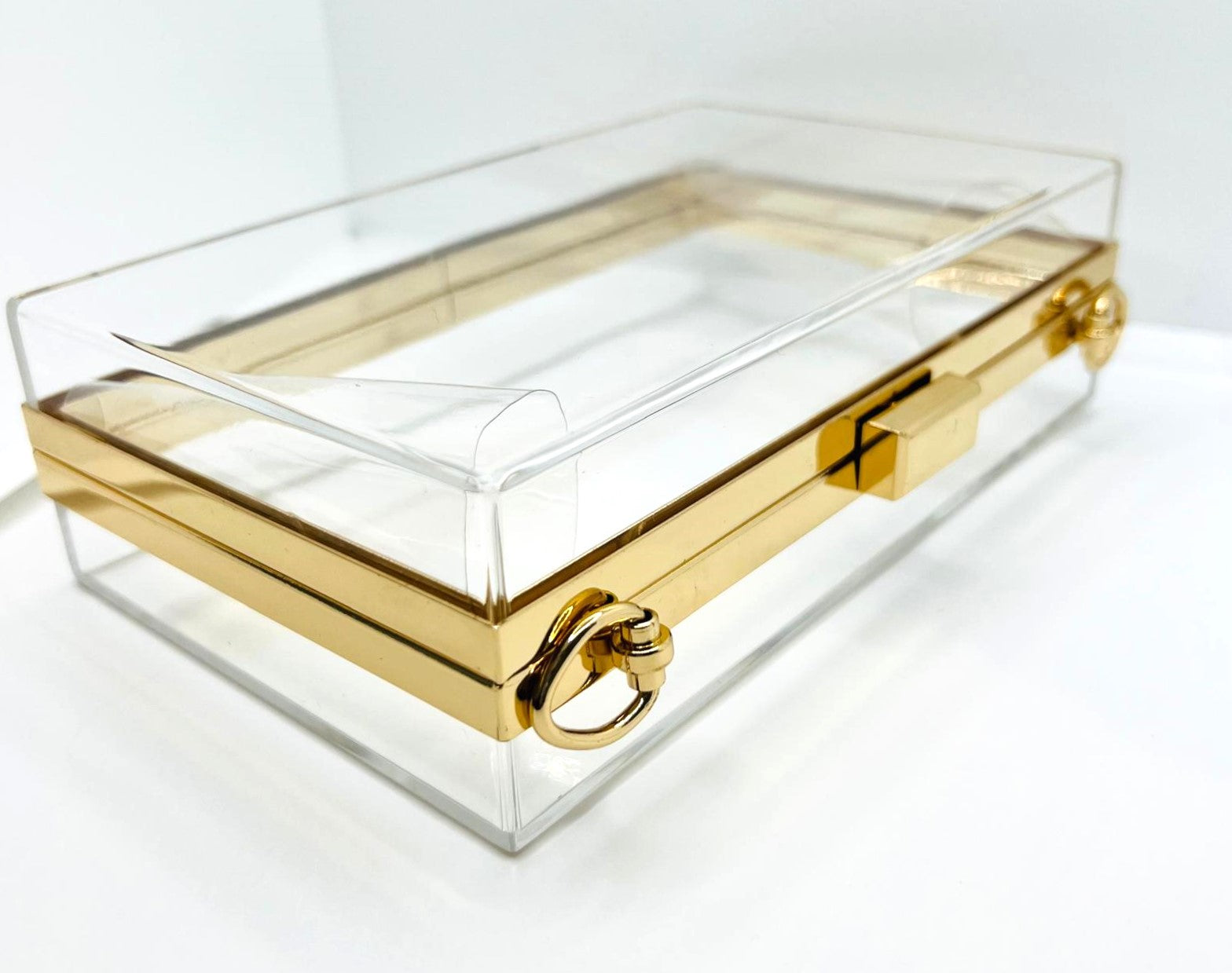 Transparente Acryl-Clutch