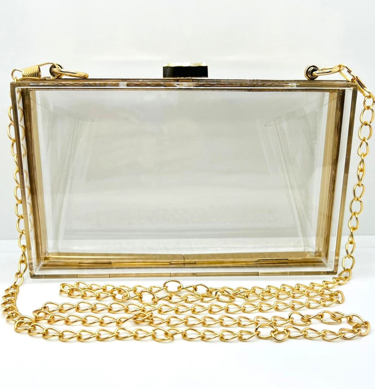 Transparente Acryl-Clutch