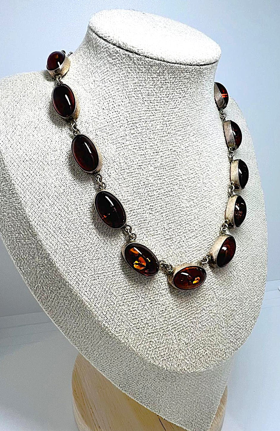 Vintage 925 Silber Bernstein