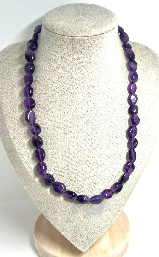 Vintage Amethyst Edelsteinkette  