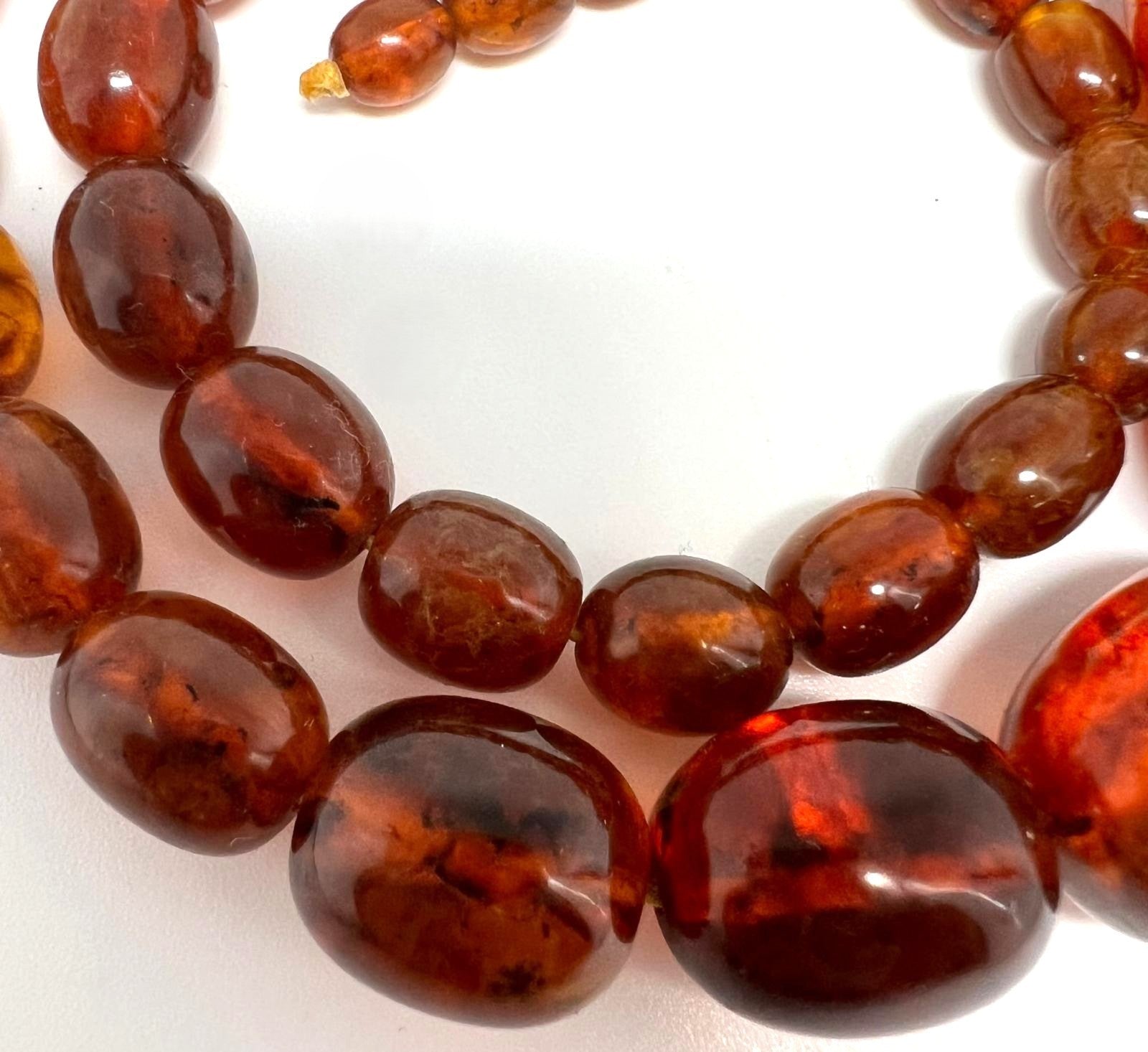 Vintage Bernstein-Kette Cognac