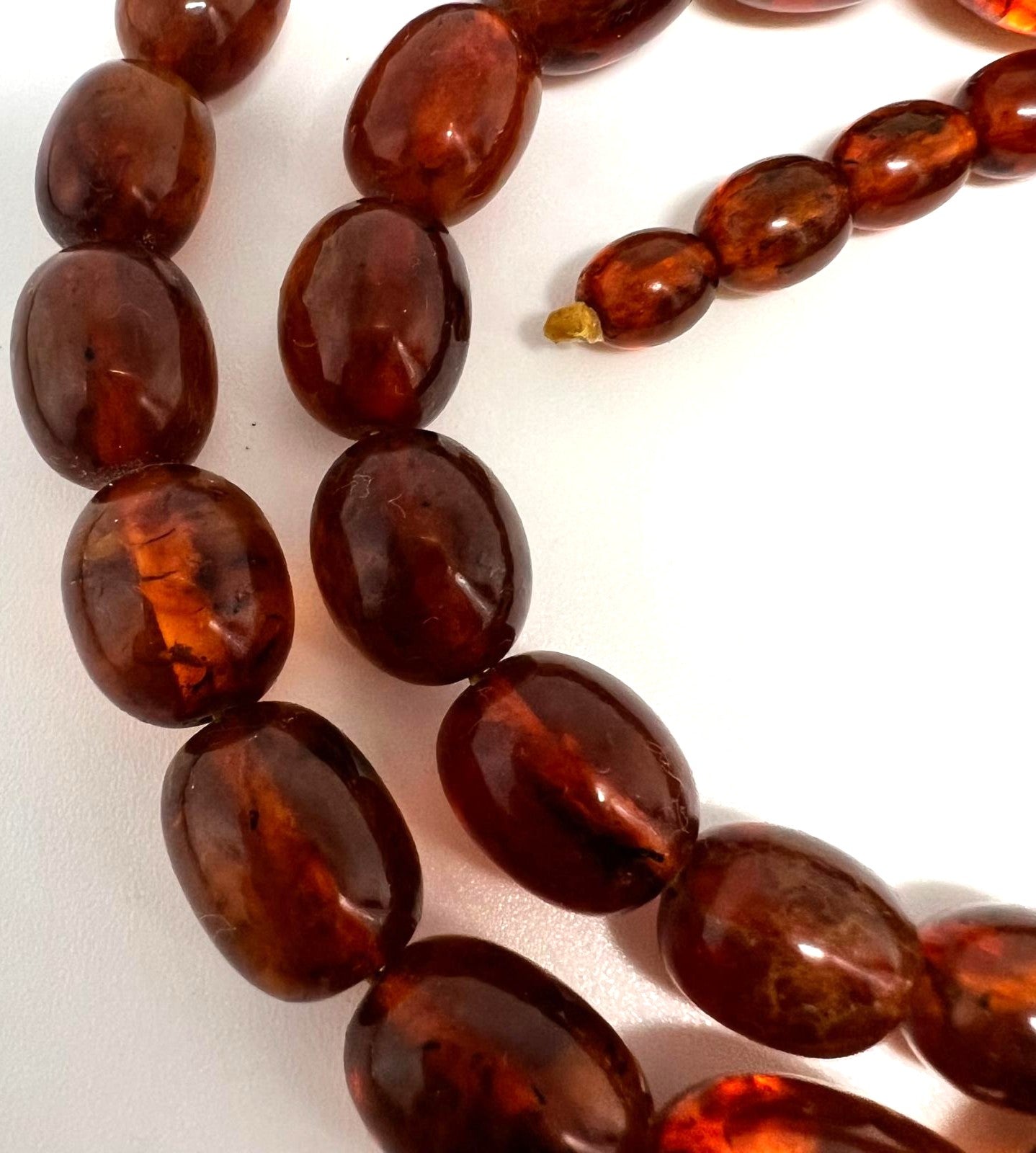 Vintage Bernstein-Kette Cognac