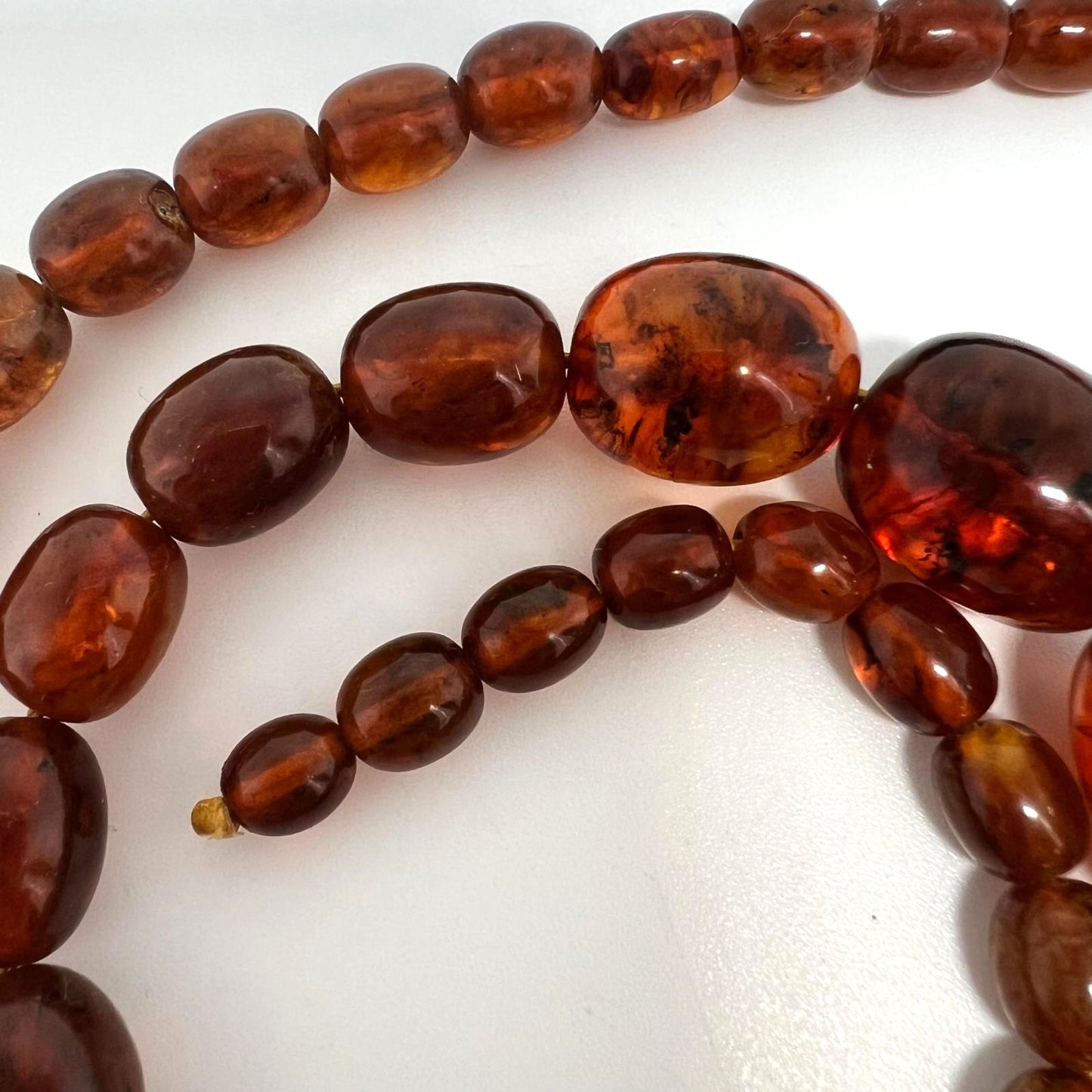 Vintage Bernstein-Kette Cognac