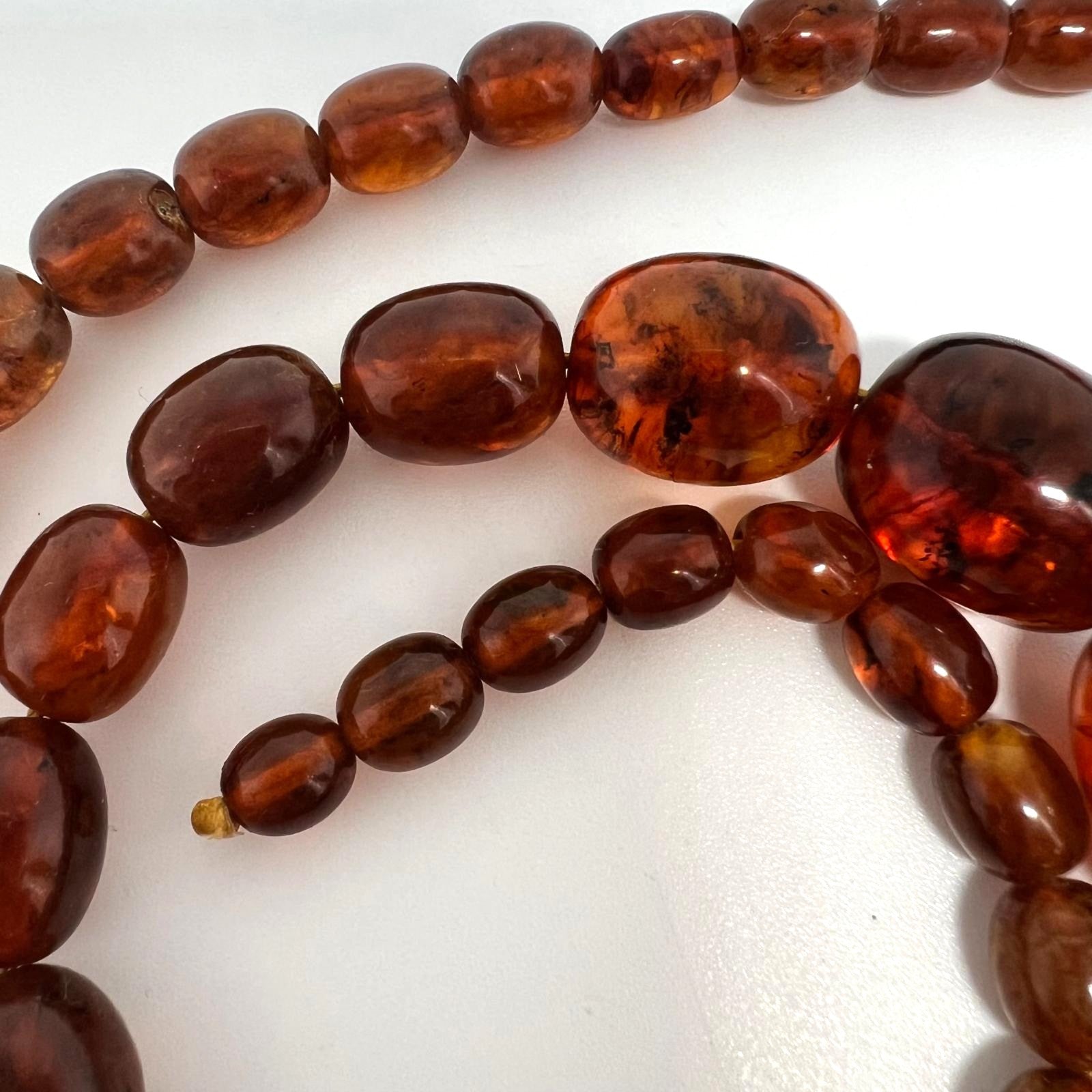 Vintage Bernstein-Kette Cognac