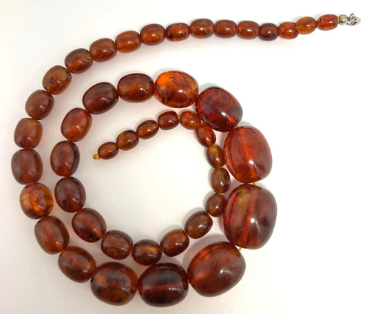 Vintage Bernstein-Kette Cognac
