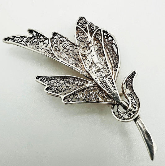 Vintage-Brosche aus Silber 