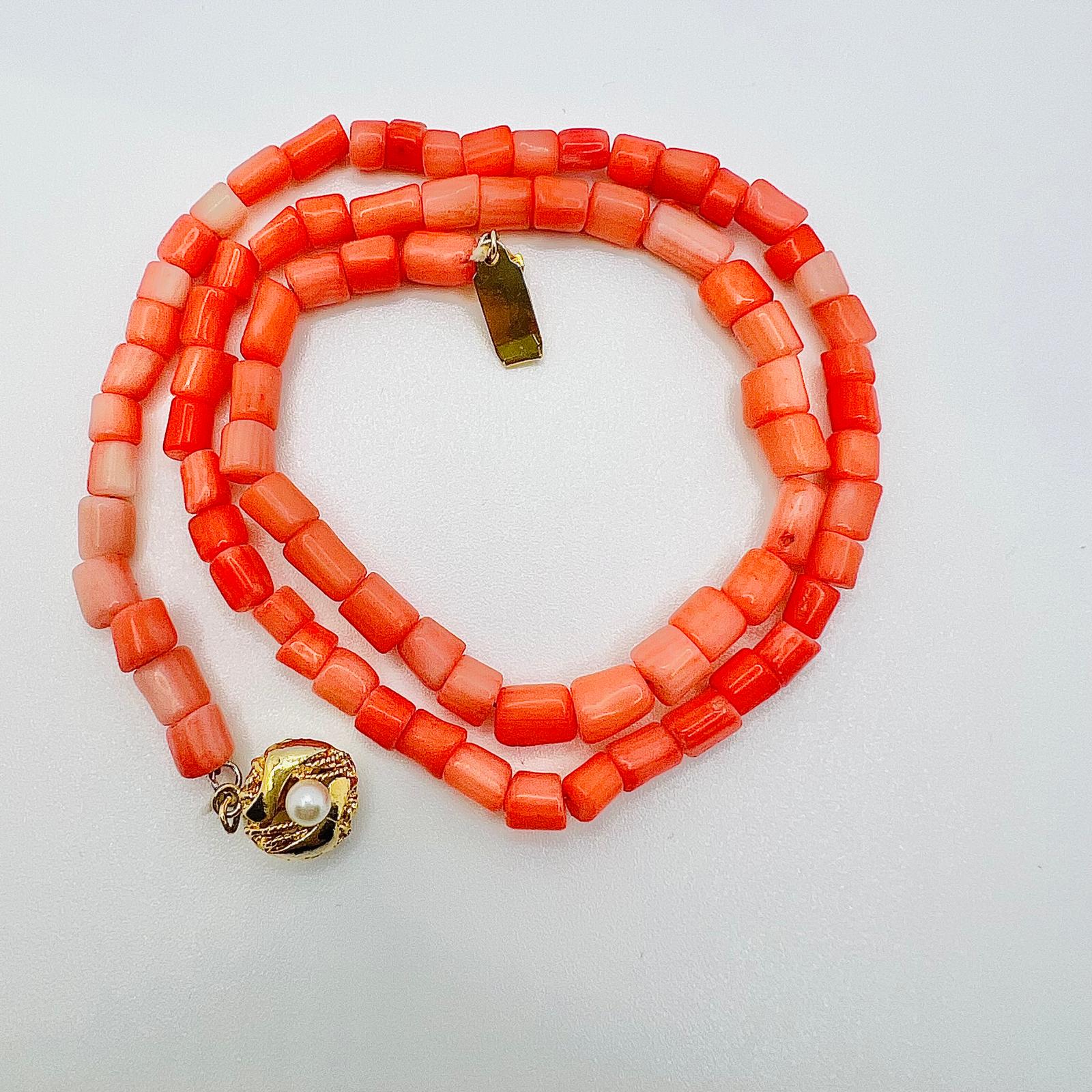 Vintage Coral Necklace