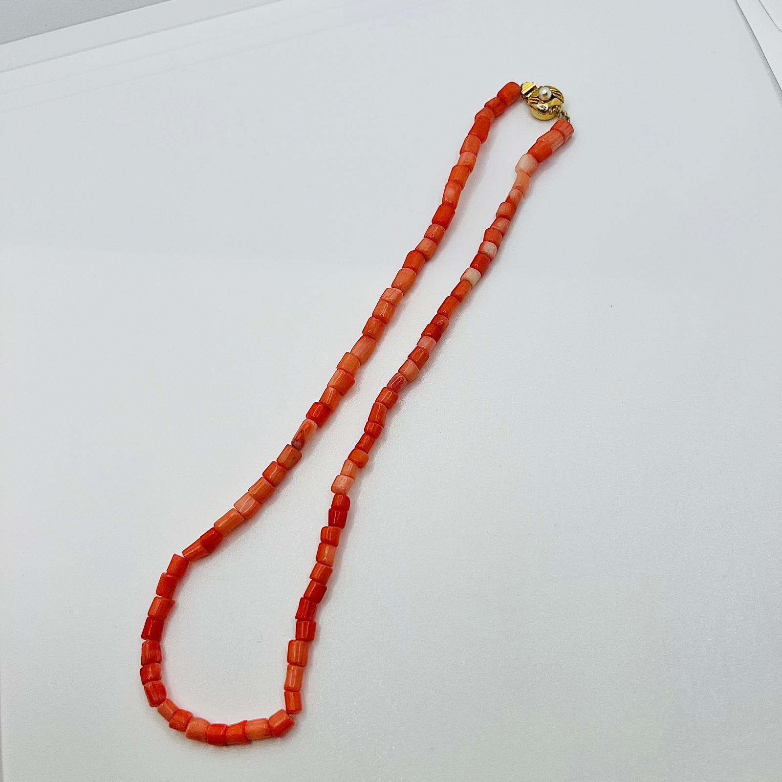 Vintage Coral Necklace