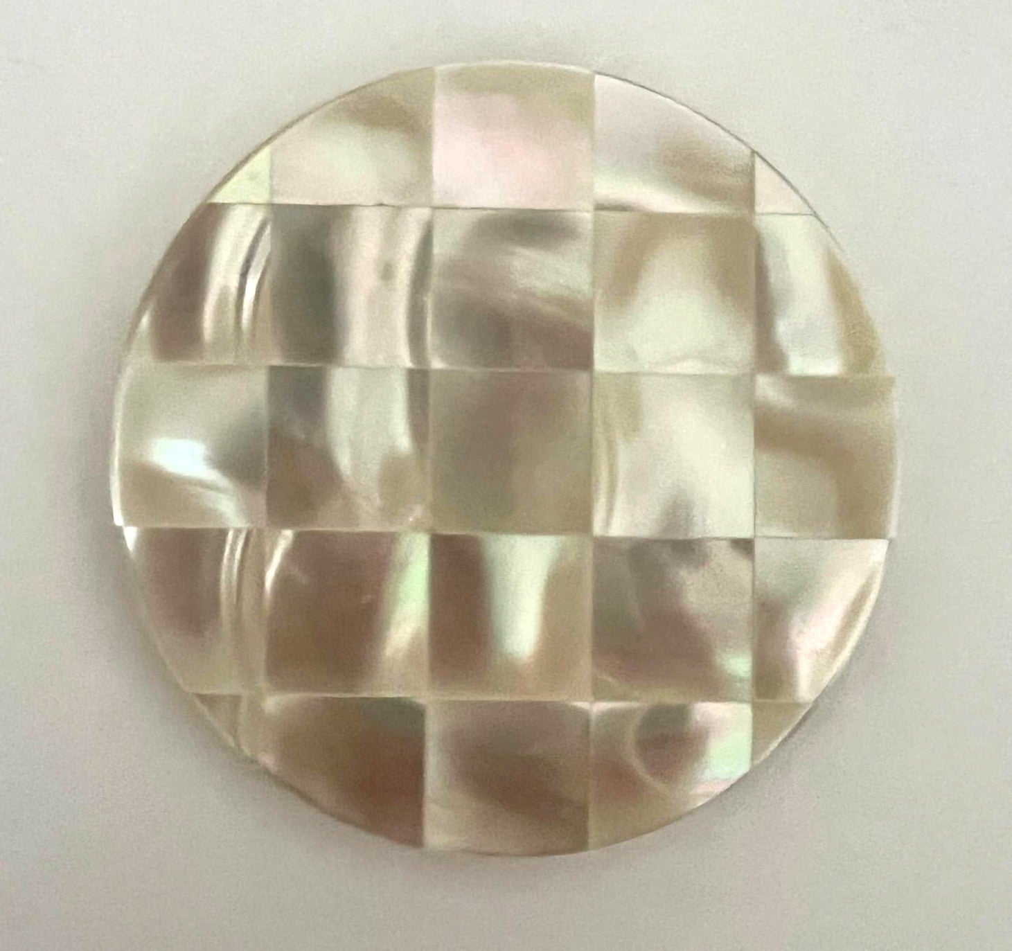 Art-Déco Handspiegel mit Perlmutt