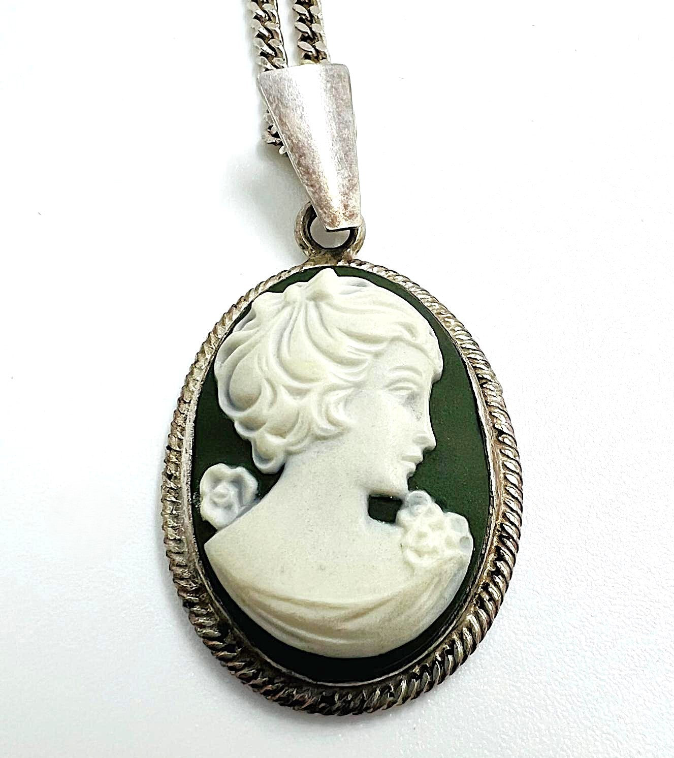 Vintage Kamee-Kette 
