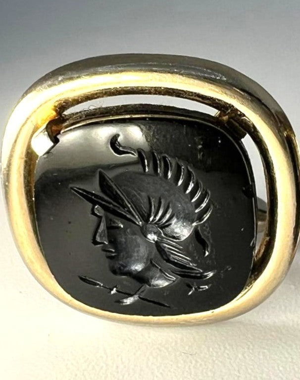 Manschettenknöpfe mit Onyx Intaglio