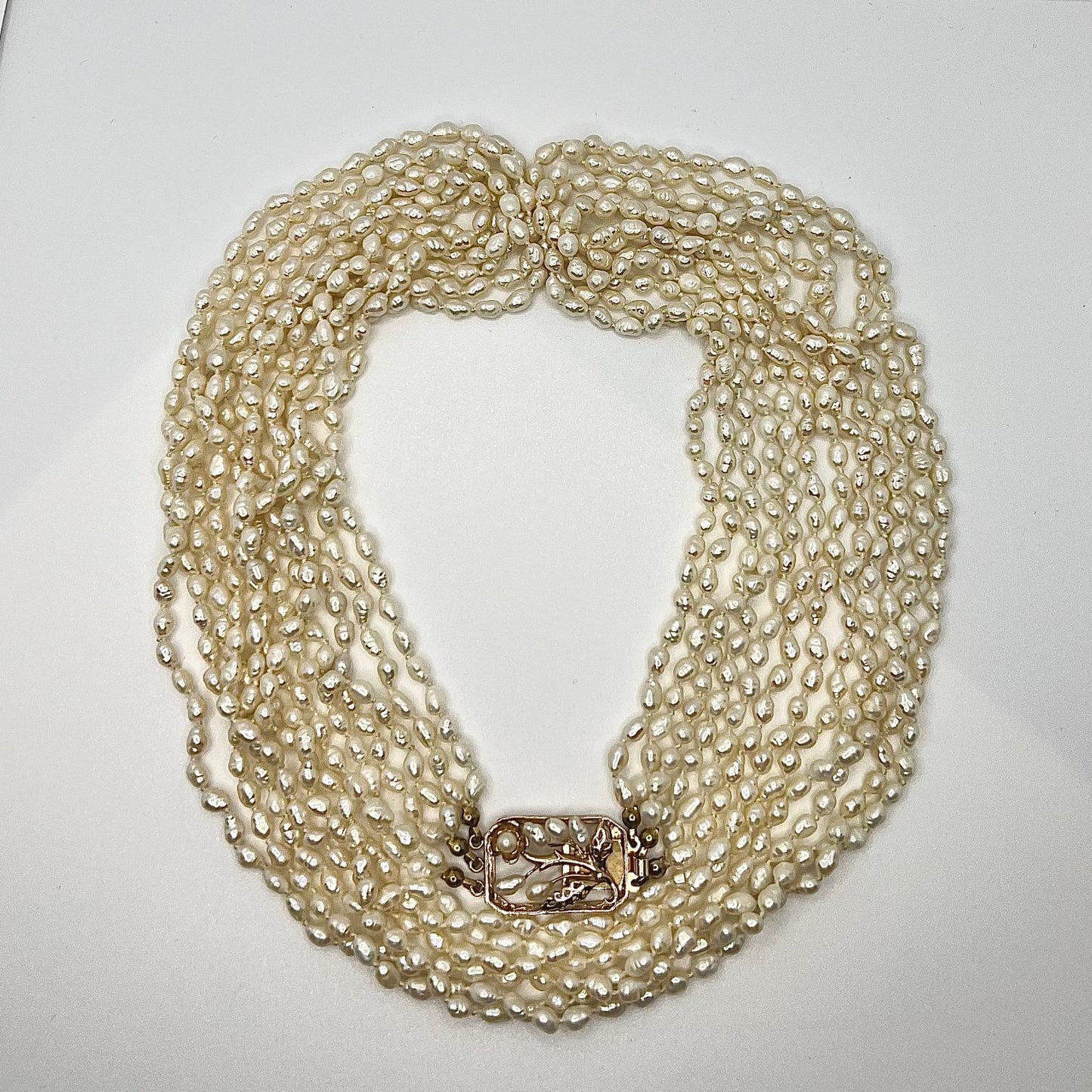 Luxuriöses Vintage XXL Süßwasserperlen Collier 