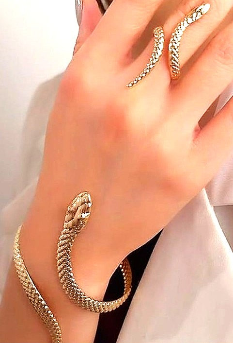Statement Schlangen Schmuck Set