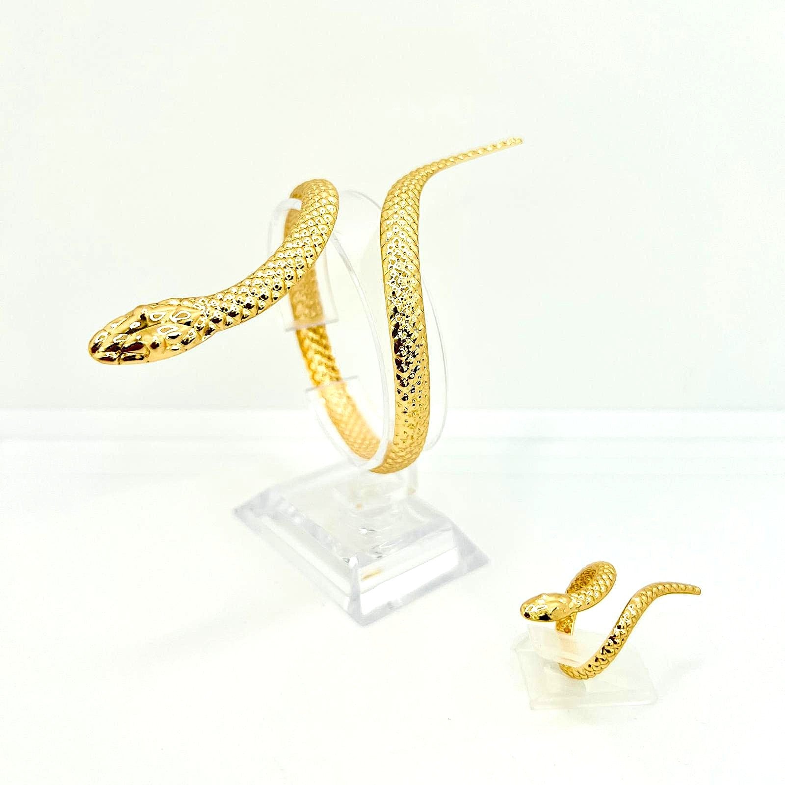 Statement Schlangen Schmuck Set